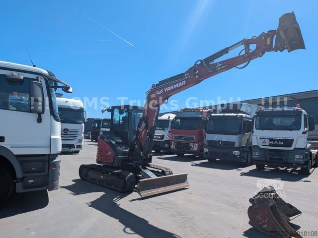 Minibagr YANMAR VIO 50 - 6B / POWERTILT / 3 Löffel / D-Masch