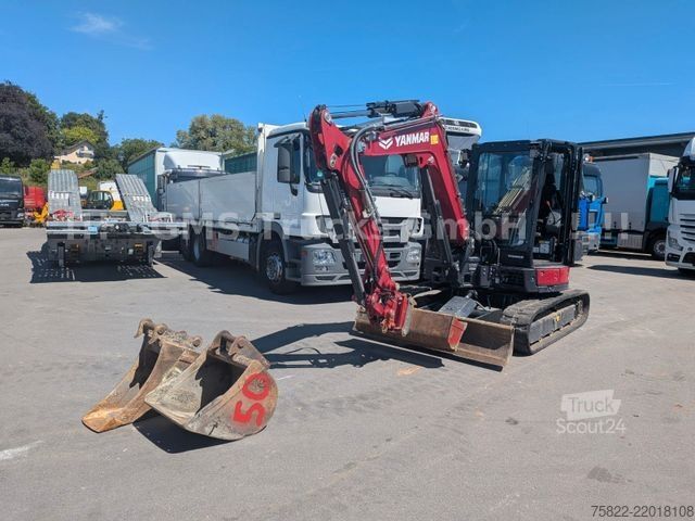 Minibagr YANMAR VIO 50 - 6B / POWERTILT / 3 Löffel / D-Masch