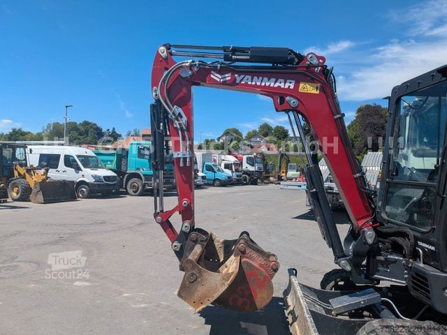 Minibagr YANMAR VIO 33 - 6 / Lehnhoff MS03 / 3 Löffel / D-Masch