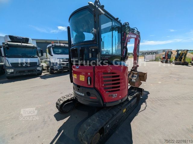 Minibagr YANMAR VIO 33 - 6 / Lehnhoff MS03 / 3 Löffel / D-Masch