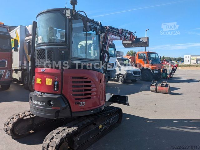 Minibagr YANMAR VIO 33 - 6 / POWERTILT / 3 Löffel / D-Maschine
