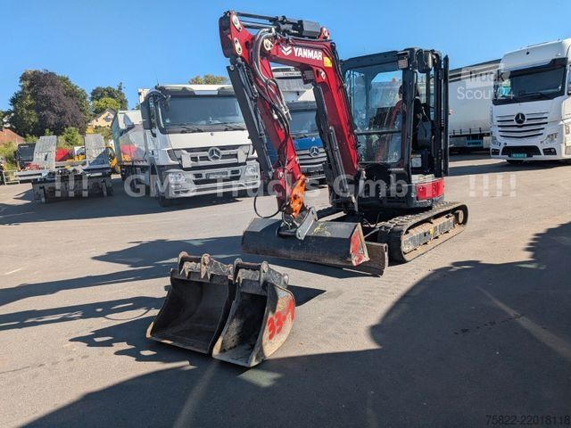 Minibagr YANMAR VIO 33 - 6 / POWERTILT / 3 Löffel / D-Maschine