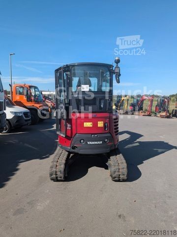 Minibagr YANMAR VIO 33 - 6 / POWERTILT / 3 Löffel / D-Maschine