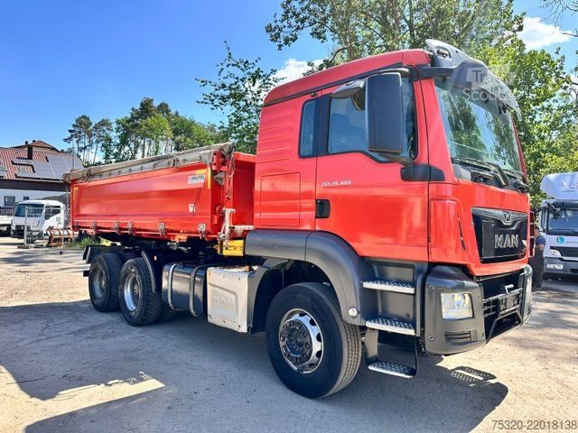 Camion ribaltabile trilaterale MAN 26.460 Kipper