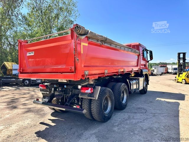 Camion ribaltabile trilaterale MAN 26.460 Kipper