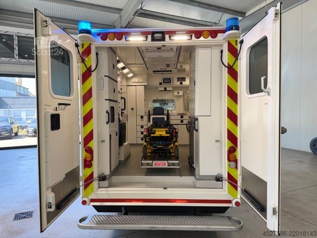 Camion de pompiers MERCEDES-BENZ Sprinter II 519 RTW/KTW KOFFER*RETTUNGSFAHRZEUG*