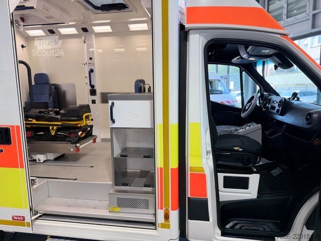 Camion de pompiers MERCEDES-BENZ Sprinter II 519 RTW/KTW KOFFER*RETTUNGSFAHRZEUG*