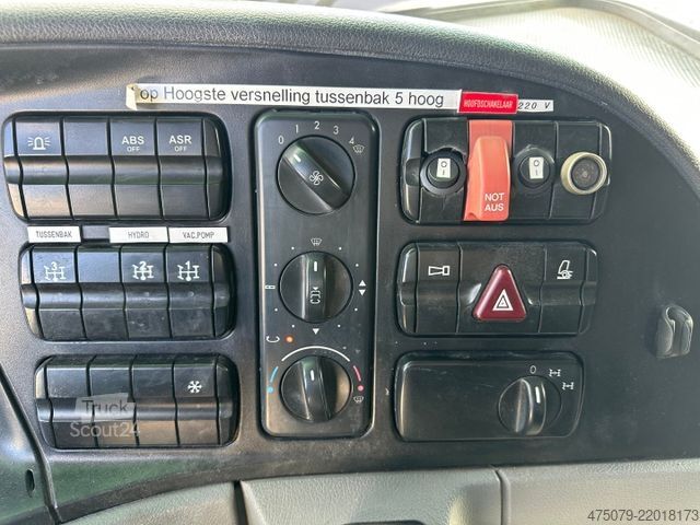 Vakuuminė cisterna sunkvežimis MERCEDES-BENZ Actros 4141 8x4 BB / KoKs Saug und Druckwagen