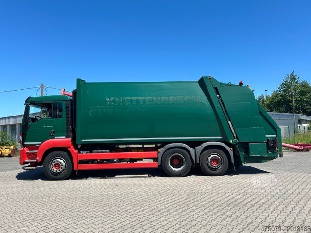 Camion à ordures MAN TGS 26.320 / 6x2 / Faun Variopress 527