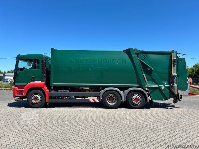 Camión de la basura MAN TGS 26.320 BL / Faun Variopress 524 + Schüttung