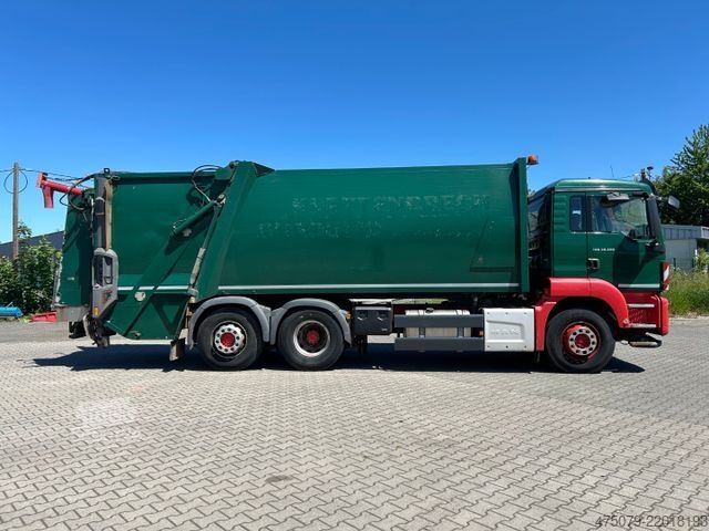 Camión de la basura MAN TGS 26.320 BL / Faun Variopress 524 + Schüttung