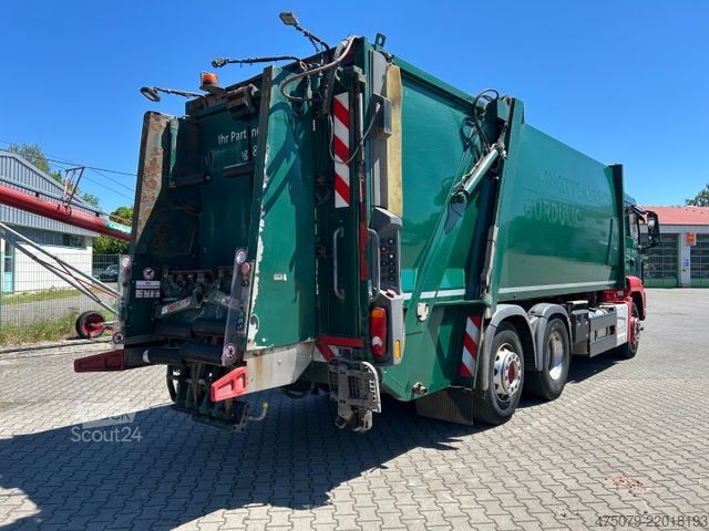 Camión de la basura MAN TGS 26.320 BL / Faun Variopress 524 + Schüttung