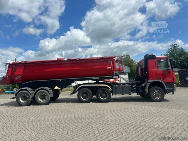 Ruloninė konteinerinė savivartis MERCEDES-BENZ Actros 3344 AS / Kipper / Abroller / Auflieger