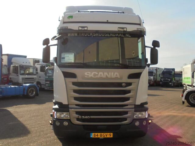 Chassis met cabine Scania G 340 + Euro 6 + LNG + Manual+BDF