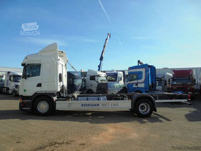 Chassis met cabine Scania G 340 + Euro 6 + LNG + Manual+BDF
