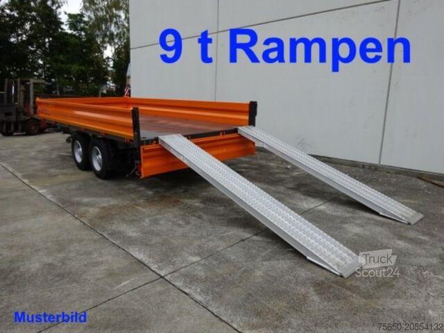 Tipper trailer Möslein TTG 11 Verzinkt neuer Tandem 3- Seitenkipper Tieflader-- Neufahrzeug --