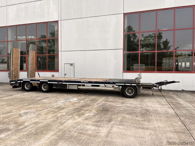 Низькорамний причіп Müller Mitteltal D3 3 Achs Tieflader 9 m, Verzinkt, Wenig Benutzt