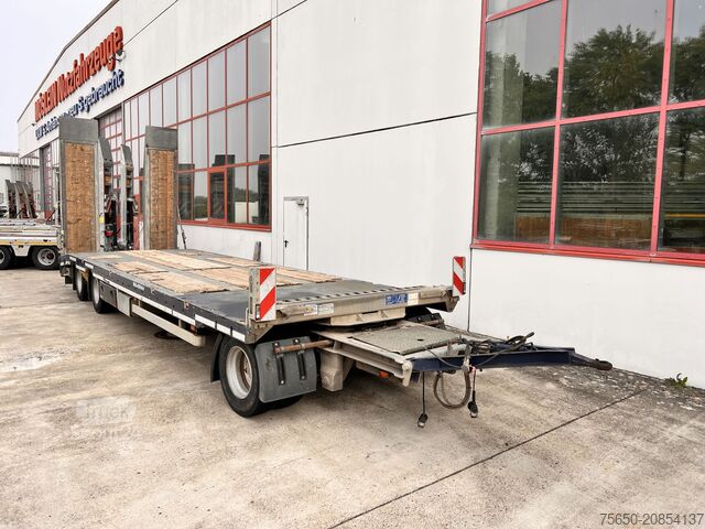 Низькорамний причіп Müller Mitteltal D3 3 Achs Tieflader 9 m, Verzinkt, Wenig Benutzt