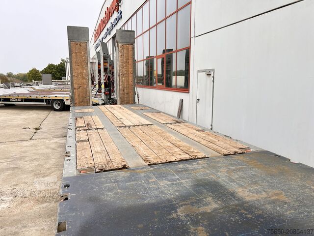 Низькорамний причіп Müller Mitteltal D3 3 Achs Tieflader 9 m, Verzinkt, Wenig Benutzt