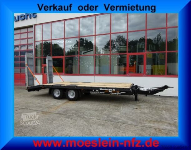 Low loader trailer Möslein TTT 11- 6,28P  Neuer Tandemtieflader