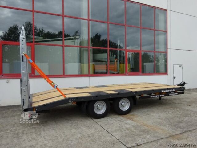 Low loader trailer Möslein TTT 11- 6,28P  Neuer Tandemtieflader