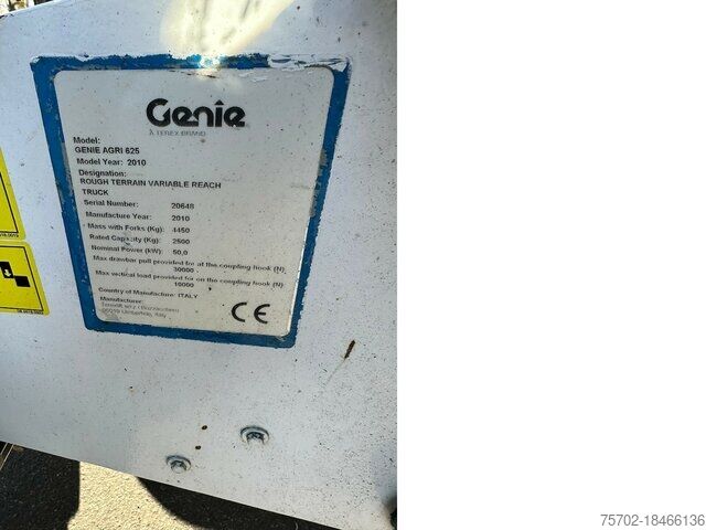 Teleskoparmstapler Genie Agrilift 625 Teleskoplader