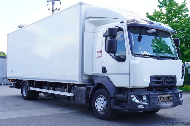 Konteineris Renault D280 16T / Box truck 18 EPAL / Tail lift