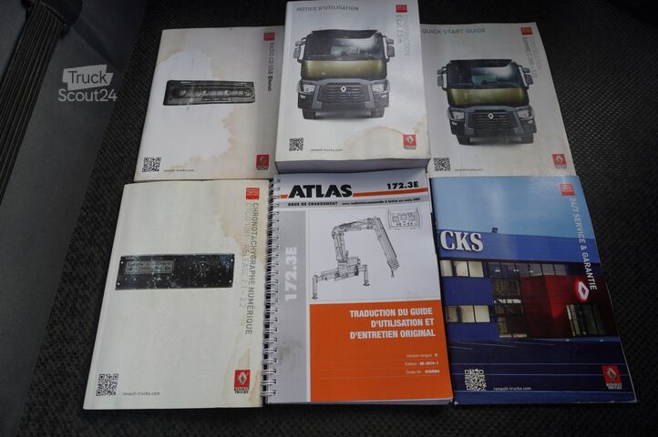 Platforma z žerjavom Renault C380 Comfort 6x4 / Atlas 172.3E crane