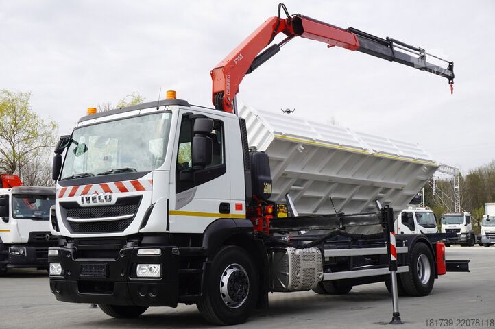 Dvoustranný sklápěč Iveco Stralis 19.310 / 2-side tipper / Fassi