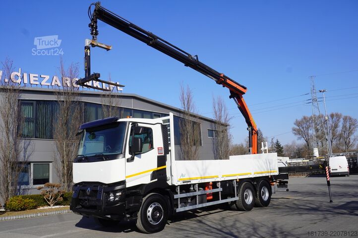 Platforma z žerjavom Renault C380 / 6x4 / HDS Palfinger PK 18002-EH 6