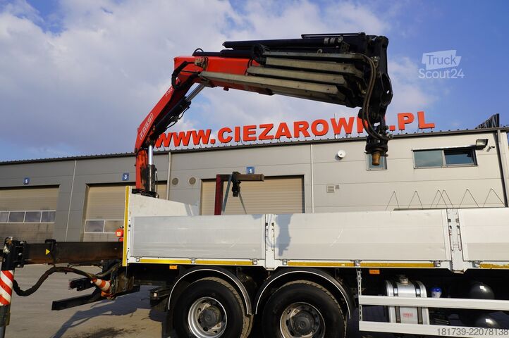 Plataforma con grúa Mercedes-Benz Arocs 2636 6x4/ Fassi F195A.0.24/ 660mth
