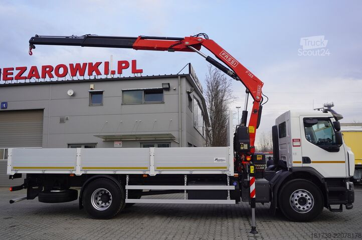 Platforma z žerjavom Renault C280 DTI 8/ FASSI crane F135A.22/ 8units