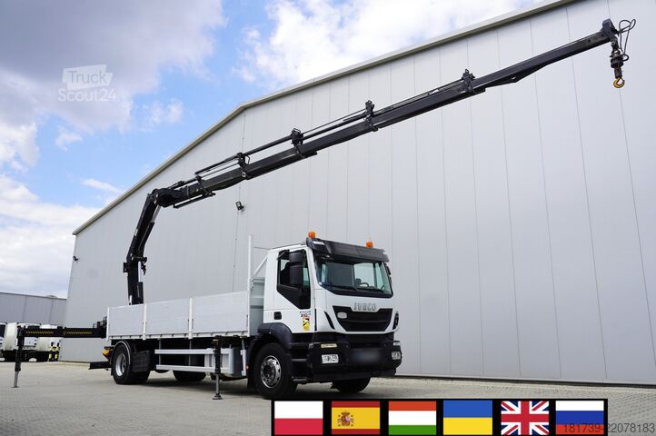 Platformă cu macara Iveco Stralis 310 E6 / 120 tho.km! / crane 15m