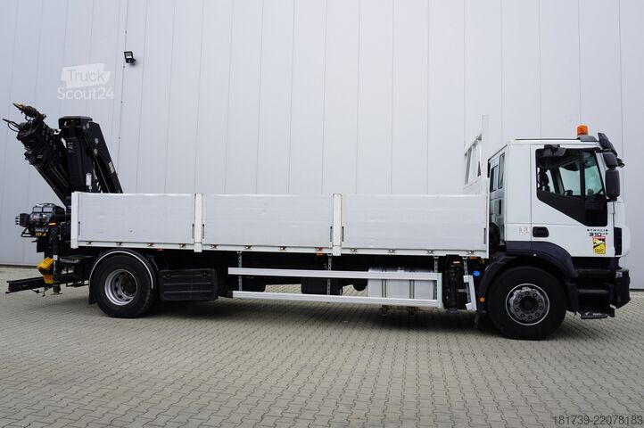 Platformă cu macara Iveco Stralis 310 E6 / 120 tho.km! / crane 15m