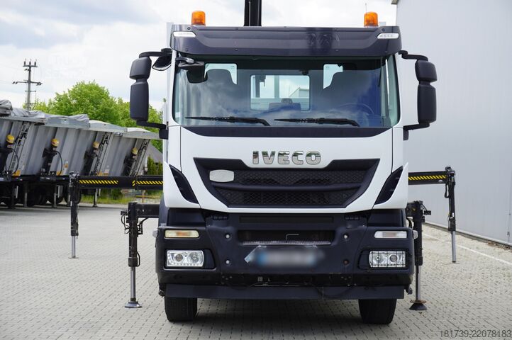Platformă cu macara Iveco Stralis 310 E6 / 120 tho.km! / crane 15m