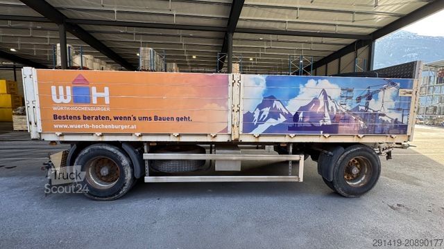 Open trailer OBERMAIER OD2-L180L Baustoff Pritsche Bj 2008