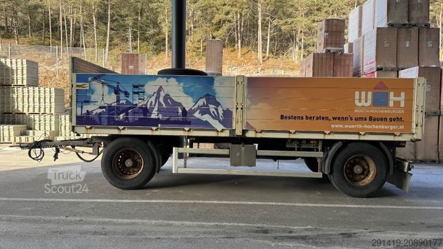 Open trailer OBERMAIER OD2-L180L Baustoff Pritsche Bj 2008