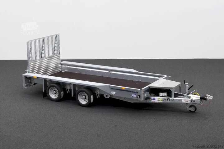 Remorque pour matériel lourd Ifor Williams GX125HD | RAMPE 366X157CM 3500KG BAUMASCHINENANHÄNGER