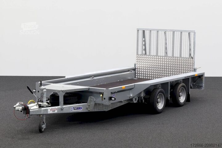 Remorque pour matériel lourd Ifor Williams GX125HD | RAMPE 366X157CM 3500KG BAUMASCHINENANHÄNGER