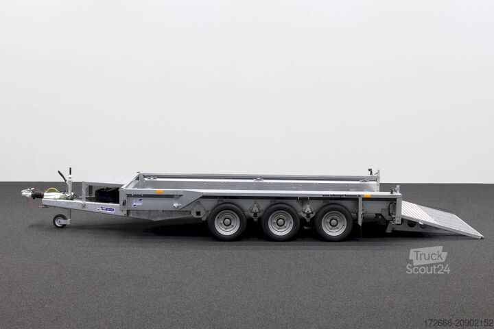 Remorque pour matériel lourd Ifor Williams GX126 TRIDEM | RAMPE 366X184CM 3500KG BAUMASCHINENANHÄNGER