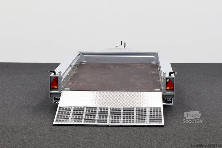 Remorque pour matériel lourd Ifor Williams GX126 TRIDEM | RAMPE 366X184CM 3500KG BAUMASCHINENANHÄNGER