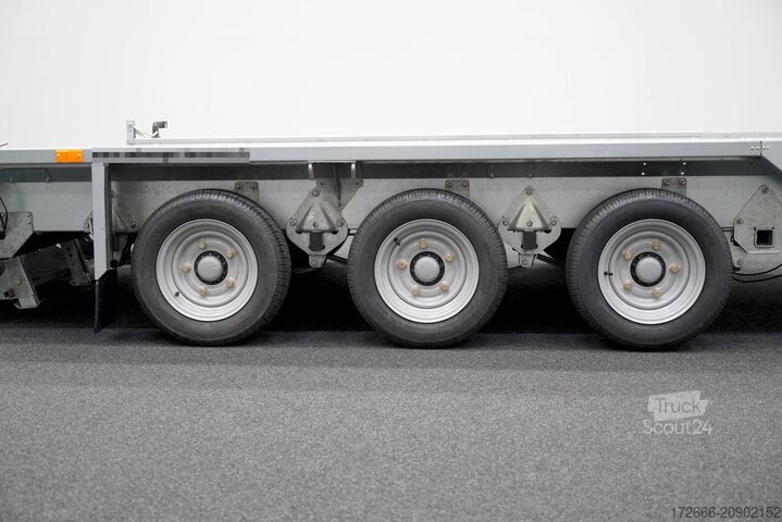Remorque pour matériel lourd Ifor Williams GX126 TRIDEM | RAMPE 366X184CM 3500KG BAUMASCHINENANHÄNGER