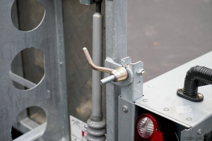 Remorque pour matériel lourd Ifor Williams GX126 TRIDEM | RAMPE 366X184CM 3500KG BAUMASCHINENANHÄNGER