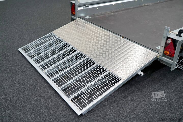 Remorque pour matériel lourd Ifor Williams GX126 TRIDEM | RAMPE 366X184CM 3500KG BAUMASCHINENANHÄNGER