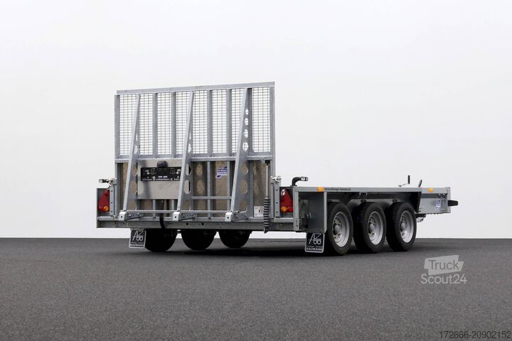 Remorque pour matériel lourd Ifor Williams GX126 TRIDEM | RAMPE 366X184CM 3500KG BAUMASCHINENANHÄNGER