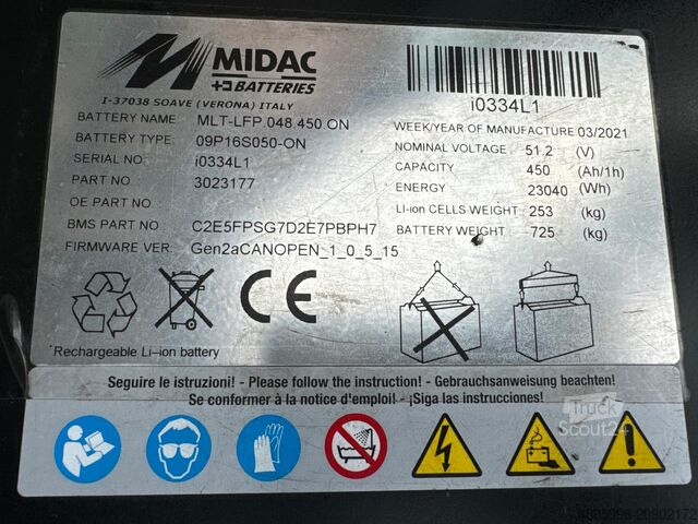 3-kolesni viličar DOOSAN B15T-7/2021y./ Lithium battery/New price