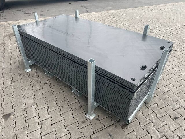Rijplaten / bouwplaten incl. rek / NIEUW  Fahrbahnplatten  / Fahrplatten inkl. Gestell / NEU