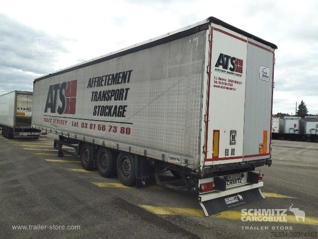 Auflieger mit Pritsche & Plane Schmitz Cargobull Semitrailer Curtainsider Standard