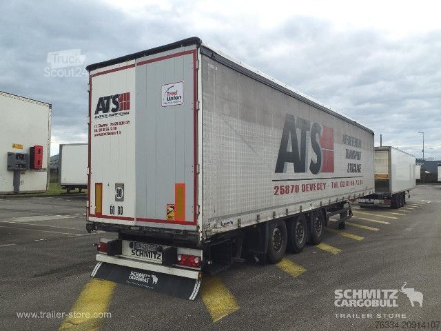 Auflieger mit Pritsche & Plane Schmitz Cargobull Semitrailer Curtainsider Standard