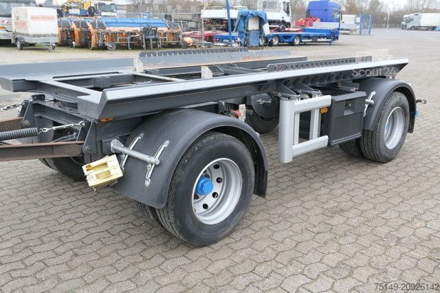Rulonvežis priekaba HÜFFERMANN HMA 18.12, Container, Absetzmulde, BPW, Luftfed.